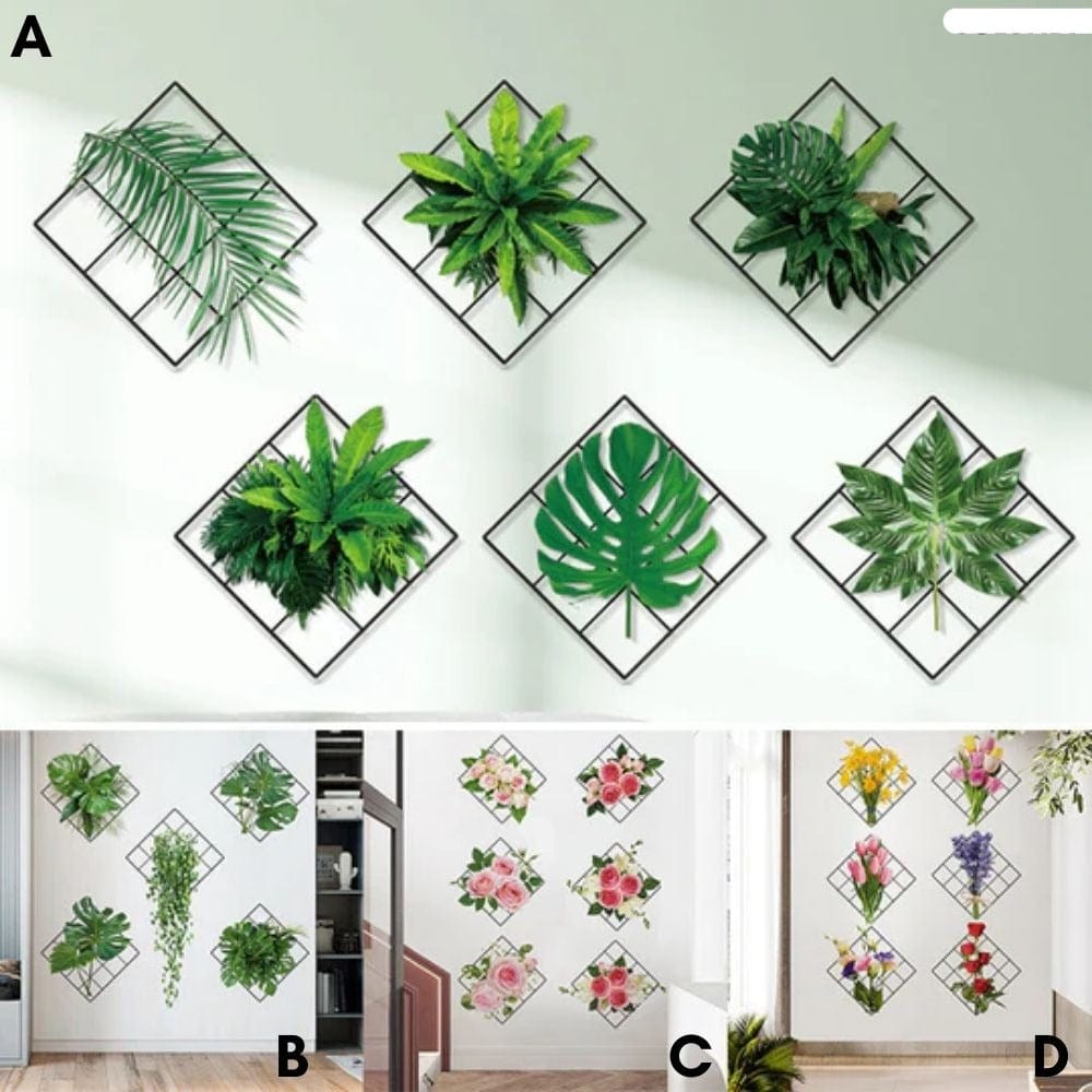 50% Rabatt - GreenLeaf - 3D Groene Planten Muursticker - Begrenztes Angebot