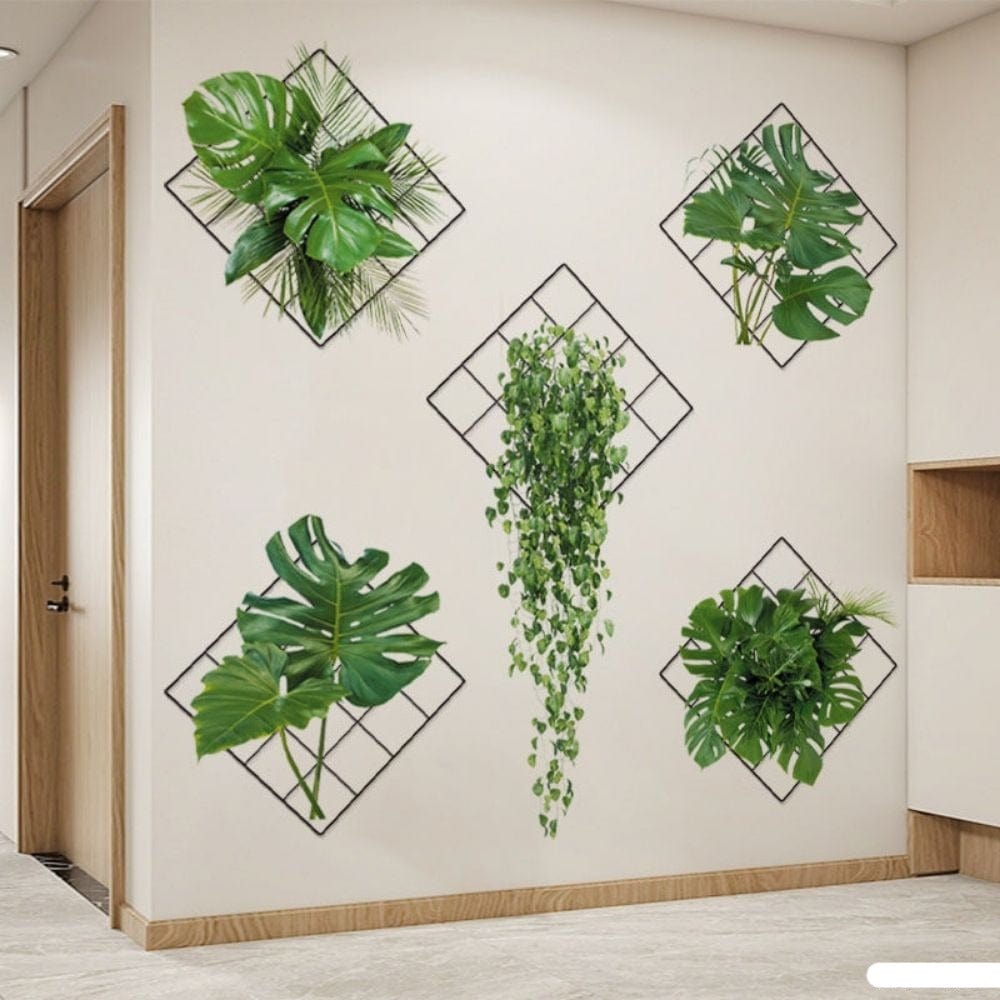 50% Rabatt - GreenLeaf - 3D Groene Planten Muursticker - Begrenztes Angebot