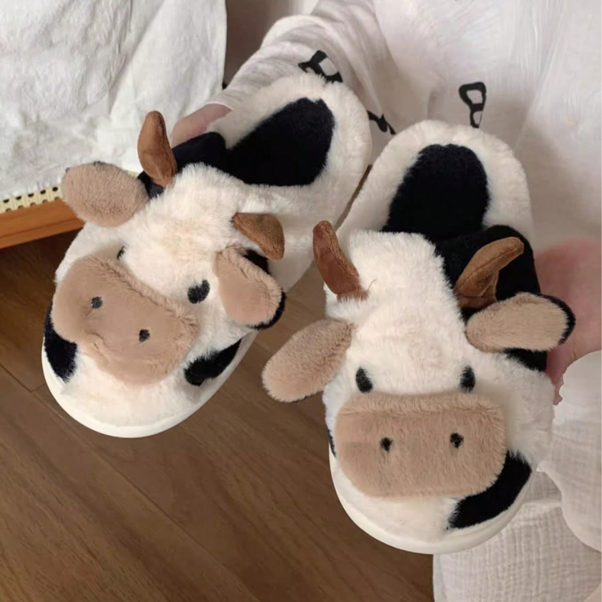 50% Rabatt - CottonMoo - Hausschuhe aus Kuh-Baumwolle - Begrenztes Angebot