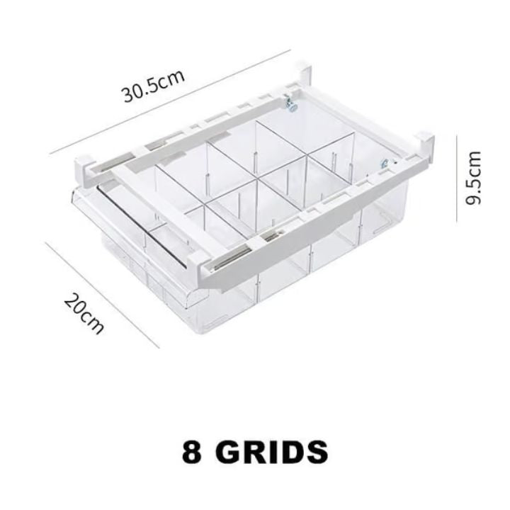 Platzsparender Kühlschrank-Schubladenorganizer