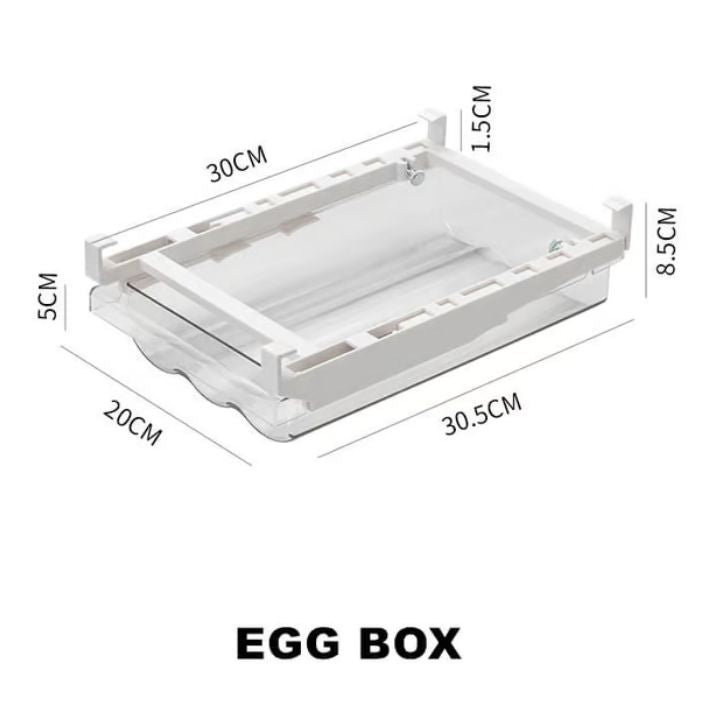 Platzsparender Kühlschrank-Schubladenorganizer