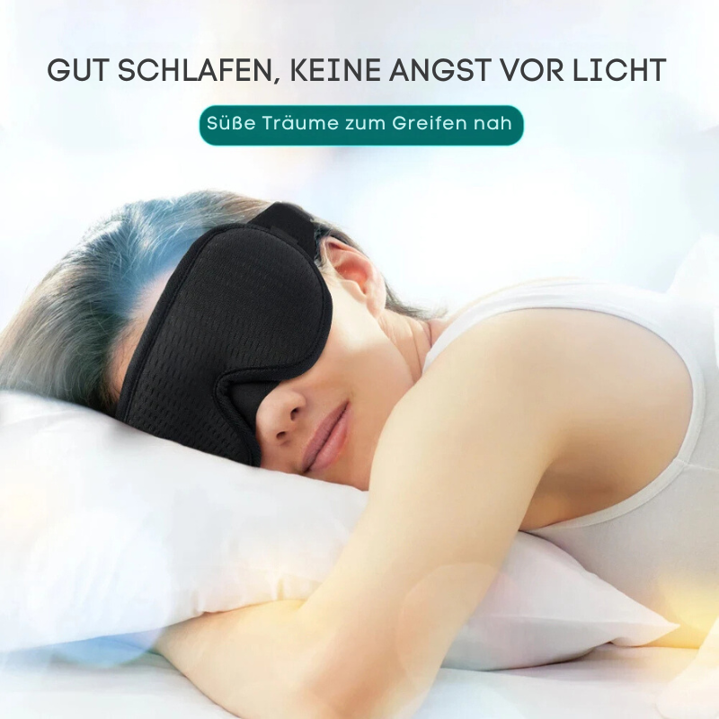 Begrenztes Angebot - 3D NAPPER™ - TravelRest - Schlafmaske für Reisen & Schlaf | 50% RABATT