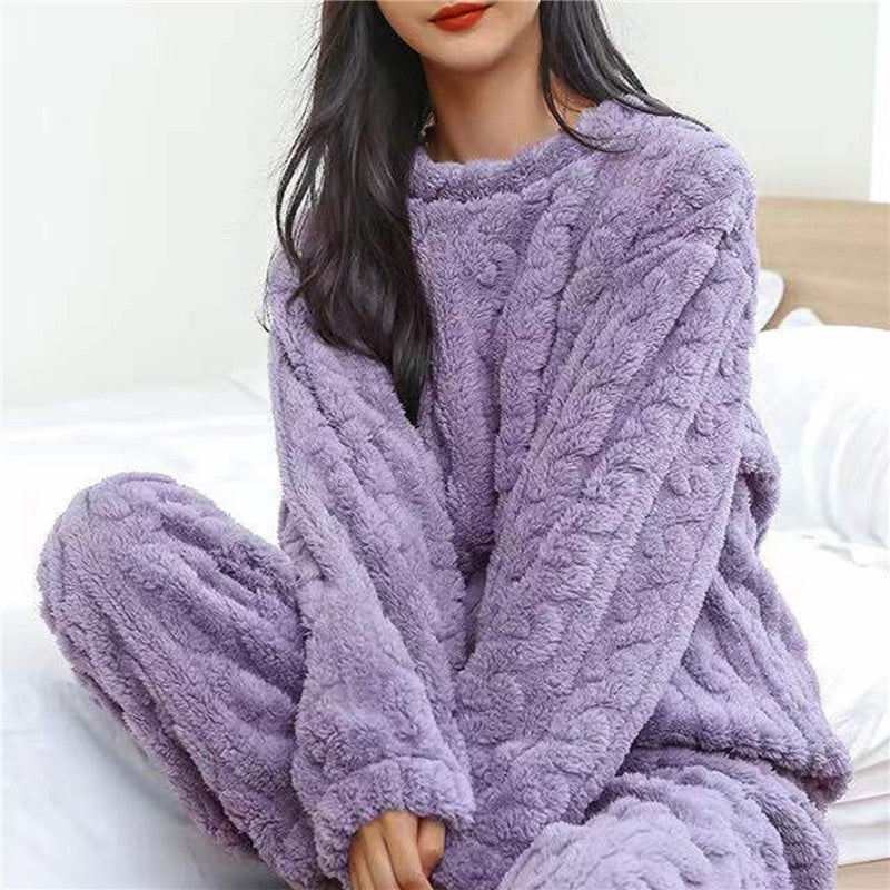 Begrenztes Angebot - VelvaComfort – Bequemer Fleece-Pyjama für Frauen | 50% Rabatt