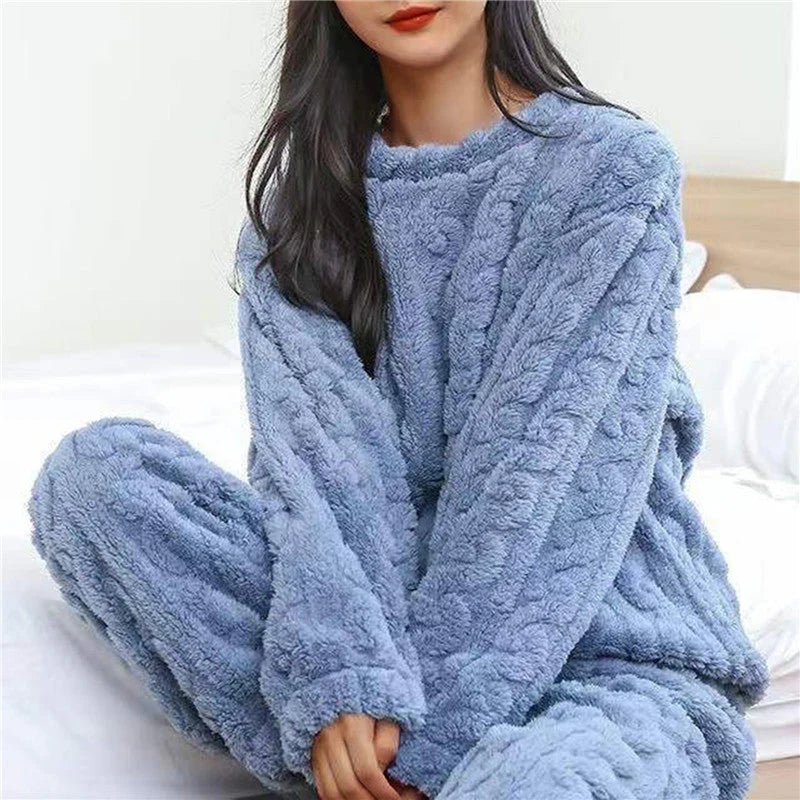 Begrenztes Angebot - VelvaComfort – Bequemer Fleece-Pyjama für Frauen | 50% Rabatt